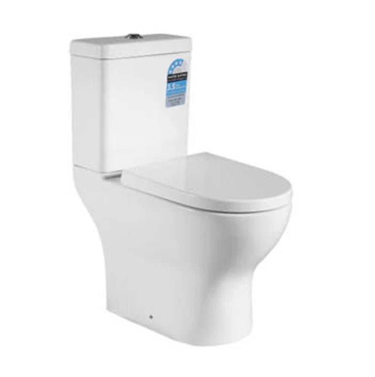 Bela Skew Box Rim Back To Wall Ceramic Toilet Suite Toilet Suite - RJ Bathroom