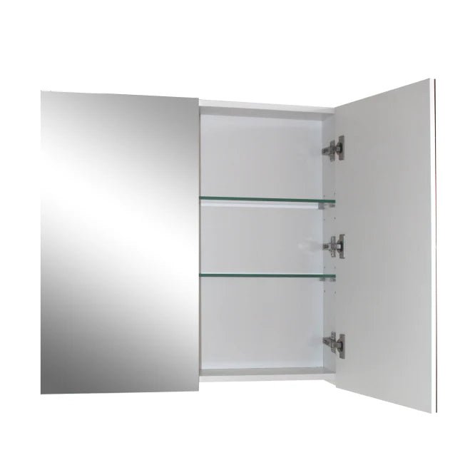 Bianca Gloss White PVC Waterproof 750mm Mirror Shaving Cabinet - RJ Bathroom