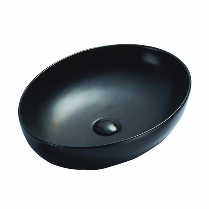 Carey Above Counter Matte Black Basin - RJ Bathroom