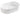 Cascade fluted oval above counter basin 490x310mm in matte white ceramic, CA4931-MW