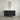 Chester 900mm Matte Black Hampton wall hung vanity with arched doors, left-hand drawers, styled bathroom