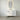 Chester 900mm Matte White Hampton wall hung vanity with arched doors, right-hand drawers, styled bathroom