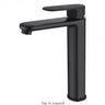 Cora High Rise Basin Mixer Matte Black - RJ Bathroom