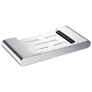 Cora Metal Soap Dish Holder Chrome - RJ Bathroom