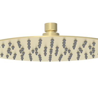 Dove Round Stainless Steel Rain Shower Head 250mm Brushed Gold - RJ Bathroom