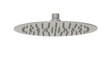 Dove Round Stainless Steel Rain Shower Head 250mm Brushed Nickel - RJ Bathroom