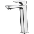 Eden Soft Square High Rise Basin Mixer Chrome - RJ Bathroom