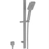Eden Square finish Round Sliding Shower Set Brushed Nickel - RJ Bathroom