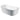 Elivia 1700mm back to wall freestanding bath in Gloss White