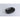 Ellips rectangular matte black ceramic countertop basin 490x350mm on a plain grey background