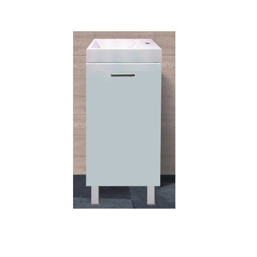 Ensuite 400mm Slim Narrow compact Handle Freestanding Bathroom Vanity - RJ Bathroom