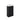 Matte black fluted 450mm freestanding vanity with kickboard and matte white solid surface top, front view