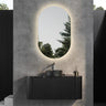 Fluted Curved Avalon 1200mm Vanity Matte Black Single Bowl Wall Hung Carrara Stone top - RJ Bathroom