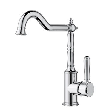 Ikon Clasico Hampton Chrome Sink Mixer Hook Spout