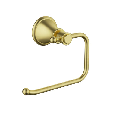 Ikon Clasico Hampton Brushed Gold Toilet Roll Holder