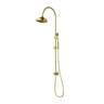 Ikon Clasico Hampton Brushed Gold Twin Shower Rail Set