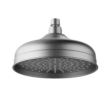Ikon Clasico Hampton Brushed Nickel Round Shower Head 220mm