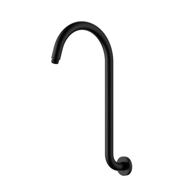 Ikon Clasico Hampton Matte Black High Rise Shower Arm