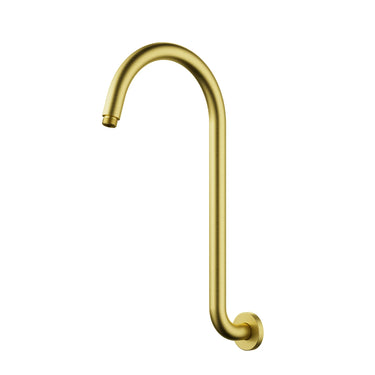 Ikon Clasico Hampton Brushed Gold High Rise Shower Arm