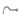 Ikon Clasico Hampton Brushed Nickel Shower Arm Horizontal 400mm