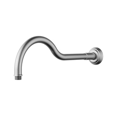 Ikon Clasico Hampton Brushed Nickel Shower Arm Horizontal 400mm