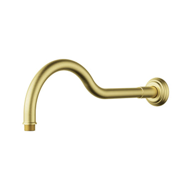 Ikon Clasico Hampton Brushed Gold Shower Arm Horizontal 400mm