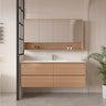 Hera Timber Look Elegant Oak 1500mm Four Drawer Wall Hung Vanity - RJ Bathroom
