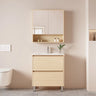 Hera Timber Look Tas Oak 750mm Slimline Ensuite Freestanding Vanity - Ceramic Basin Top Optional - RJ Bathroom