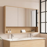 Hera Timber Look Tas Oak 1200mm Mirror Shaving Cabinet with Shelf - RJ Bathroom