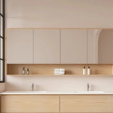 Hera Timber Look Tas Oak 1800mm Mirror Shaving Cabinet with Shelf - RJ Bathroom