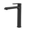 Ikon Kara Matte Black Tall Basin Mixer Tap 278mm