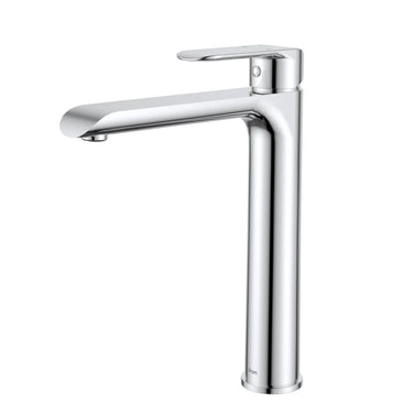 Ikon Kara Chrome Tall Basin Mixer Tap 278mm
