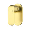 Ikon Kara Brushed Gold Shower Wall Mixer 133mm
