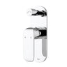Ikon Kara Chrome Shower Wall Mixer with Diverter 204mm