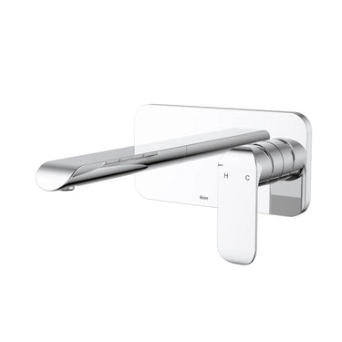 Ikon Kara Chrome Wall Basin Mixer 178mm