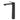 Ikon Sulu II high rise basin mixer tap in matt black on a white background, model HYB168-202MB