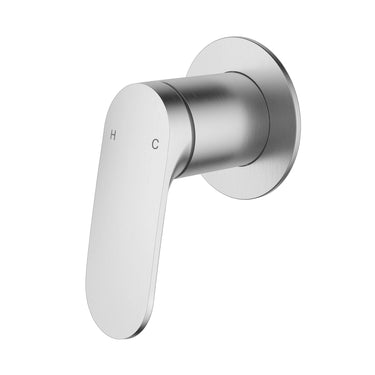 Ikon Sulu II Brushed Nickel Wall Mixer Trim Kit | Lead Free