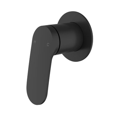 Ikon Sulu II Matte Black Wall Mixer Trim Kit | Lead Free