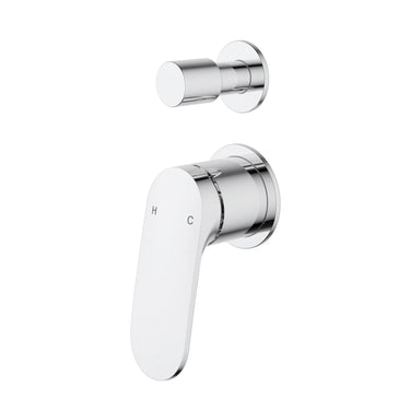 Ikon Sulu II Chrome Shower Mixer with Diverter trim kit | Lead Free