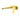 Ikon Sulu II Brushed Gold wall basin mixer with spout on single backplate