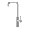 Ikon Linie Fluted Brushed Nickel Kitchen Sink Mixer