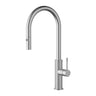 Ikon Linie Fluted Brushed Nickel Pull-Out Sink Mixer