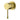 Ikon Linie Fluted Brushed Gold Shower Mixer