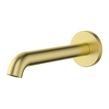Ikon Linie Fluted Brushed Gold Bath Spout