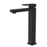 Ikon Ceram Matte Black tall basin mixer
