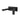 Ikon Ceram Matte Black wall basin mixer 195mm