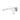 Ikon Ceram Chrome wall basin mixer 195mm