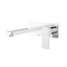 Ikon Ceram Chrome wall basin mixer 195mm