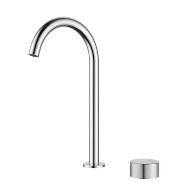 Ikon Soko Fluted Chrome Kitchen Mixer Tap - HYB77-108