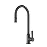 Ikon Clasico Hampton Matte Black Pull-Out Sink Mixer